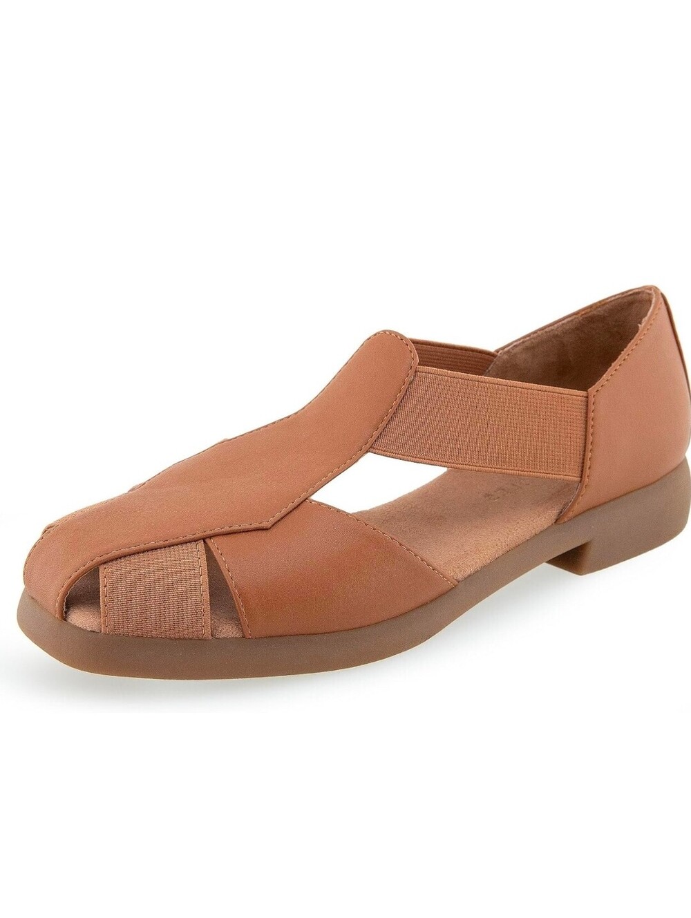 Aerosoles Women's Brown Leather Slip-On Flats NIB size 8.5